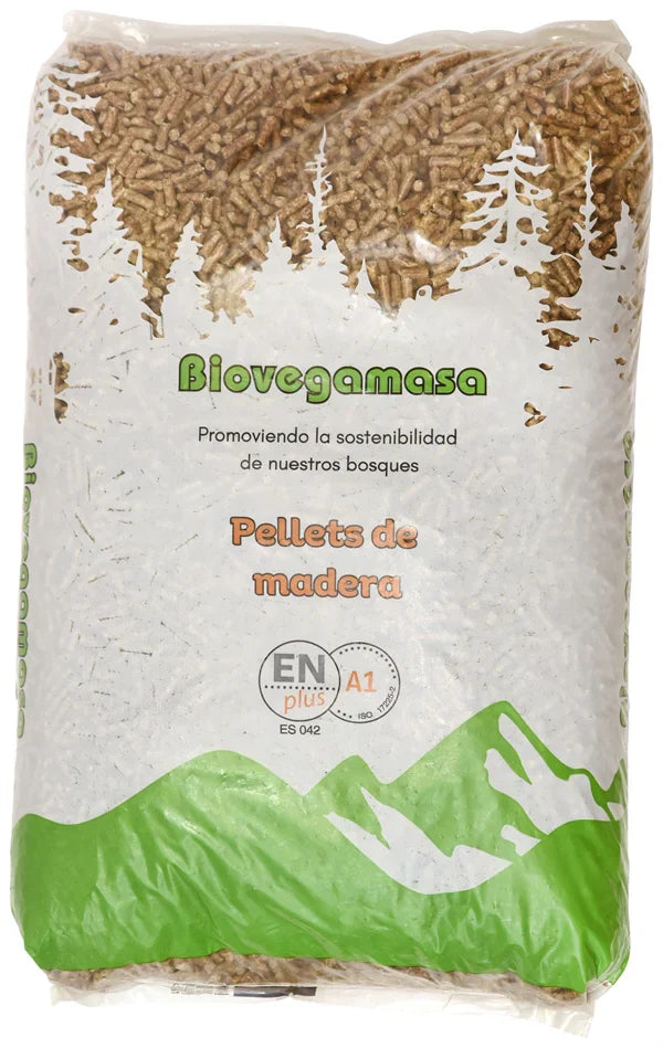 Pellets Biovegamasa, 1/2 palet de 36 sacos de 15 kg