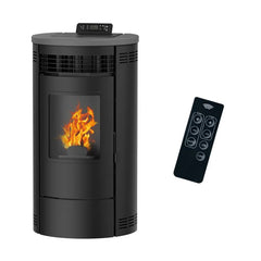 Estufa de pellets Flavia 15 kW Sannover Negro