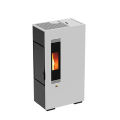 Estufa de pellet pasillo KRONE 4.9 kW blanco