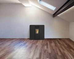 Estufa de pellet canalizable REDPOD First Advance Slim 8 kW negra