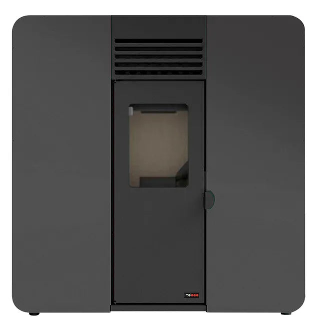 Estufa de pellet canalizable REDPOD First Advance Slim 8 kW negra
