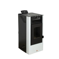 Estufa de pellet WATT 9 kW blanco